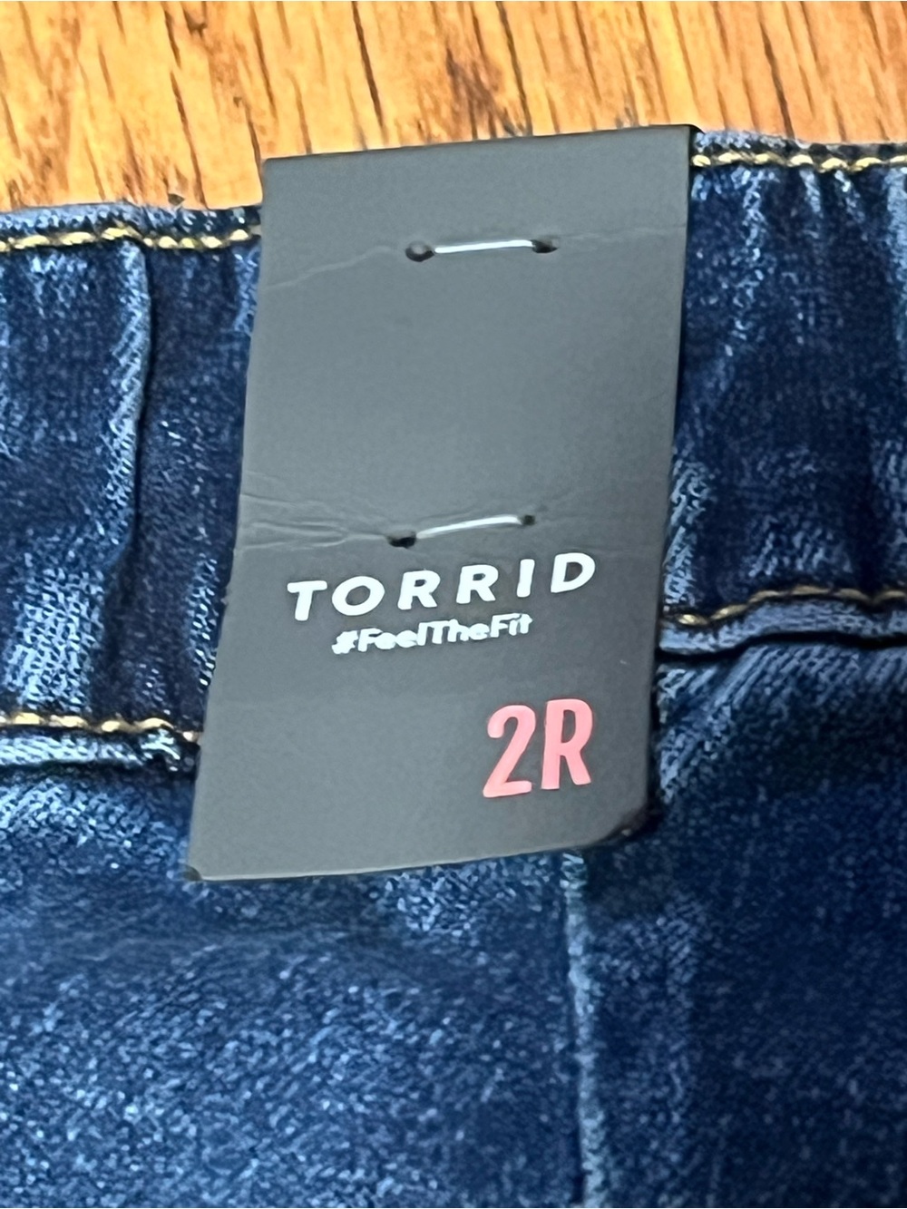 Torrid Weekend Wide Leg Jeans Size 2R NWT Stretch Denim Pull-On Plus Size - Picture 6 of 8